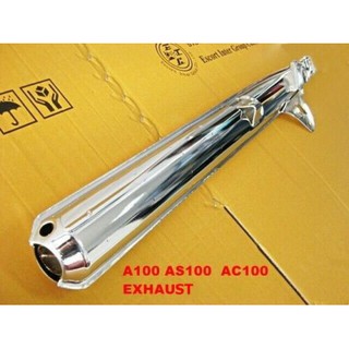 SUZUKI A100 AS100 AC100 EXHAUST MUFFLER "STEEL" "HIGH QUALITY" // ท่อไอเสีย สินค้าคุณภาพดี