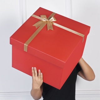 กล่องของขวัญ กล่องเซอร์ไพรส์ ให้ของขวัญวันเกิดวันครบรอบปัจฉิมวาเลนไทน์(โบว์+เชือก)ฟรีการ์ด พร้อมส่ง❤️
