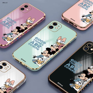 OPPO A15 A15S A7 A5S A12 A12S A9 A5 A31 A12E A53 A33 A74 A92 A52 2020 4G 5G เคสออปโป้ สำหรับ Case Mouse Quartet เคส เคสโทรศัพท์ เคสมือถือ   Full Cover Shockproof Cases