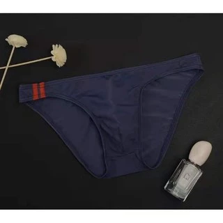 ▶️มาใหม่◀️กางเกงในชาย ทรงbikini เอวต่ำ ผ้าลื่นซีทรู ผ้าลื่นทั้งตัว เบาบาง เป้านูน นิ่มลื่นเย็นสบาย
