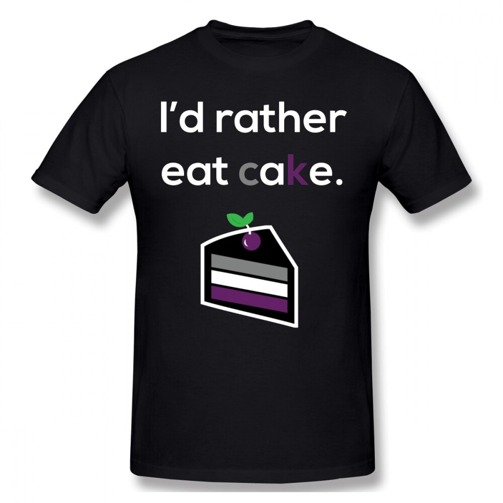 เสื้อยืดครอปเสื้อยืดลําลอง แขนสั้น พิมพ์ลาย Asexual Asexual Or Asexuality Humor Pride สําหรับผู้ชายS
