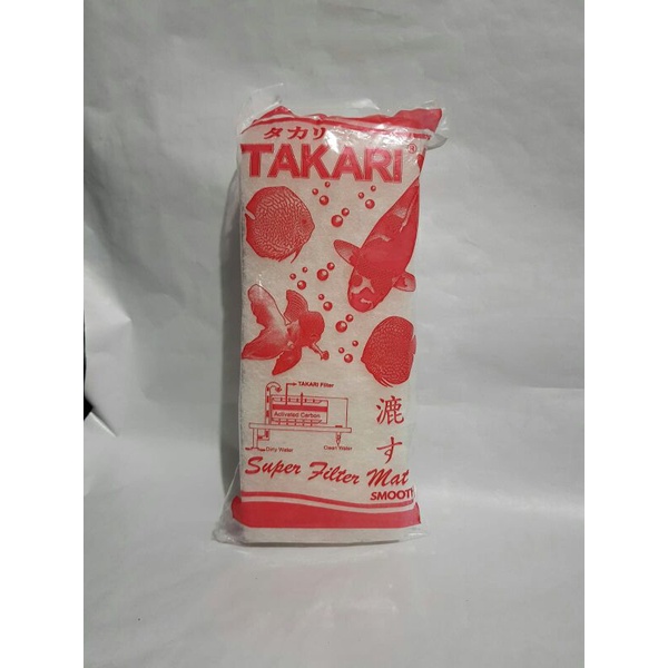 MERAH แผ่นกรองตู้ปลา 3 ชั้น Media cotton (สีแดง)