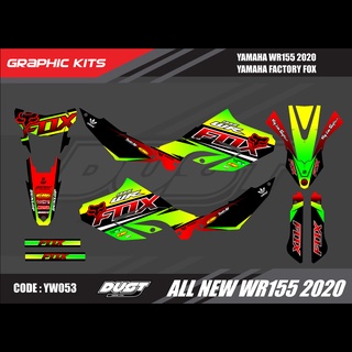 สติ๊กเกอร์วิบาก YAMAHA WR155R 2020 ทั้งคัน Graphic kit สติ๊กเกอร์เคลือบเงา สุดคุ้ม
