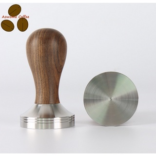 สินค้าพร้อมส่ง ✔51/53/58mm Coffee Tamper  แทมเปอร์กดกาแฟ Stainless Steel แทมเปอร์