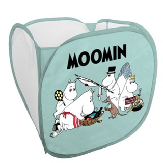 Moomin Cloth Basket ตระกร้าผ้ามูมินสีฟ้า