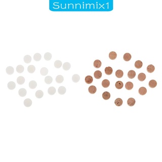 [sunnimix1] ปะเก็นจุกวาล์วน้ําลาย ทรัมเป็ต ทรอมโบน สีขาว 20 ชิ้น