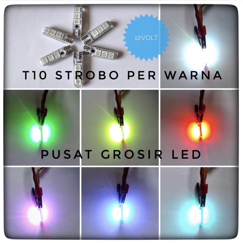 12VOLT/24VOLT - ไฟฉาย 7 สี T10 SENJA LIGHTS