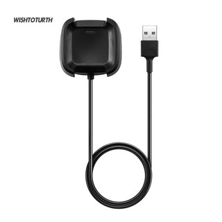 ☼WT 1m Replace USB Charging Cable Cord Charger Cradle Fitbit Versa Lite/Versa