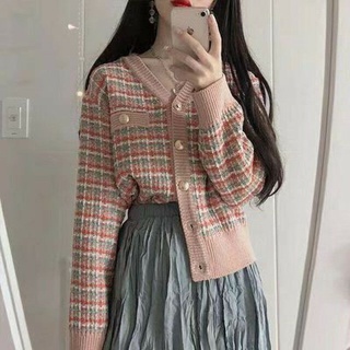 เสื้อคลุมแขนยาวไหมพรมทวิต