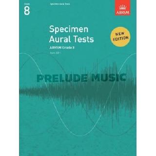 (โค้ดINCSM2Lลด70฿) ABRSM Specimen Aural Tests - Grades 8 (9781848492554)