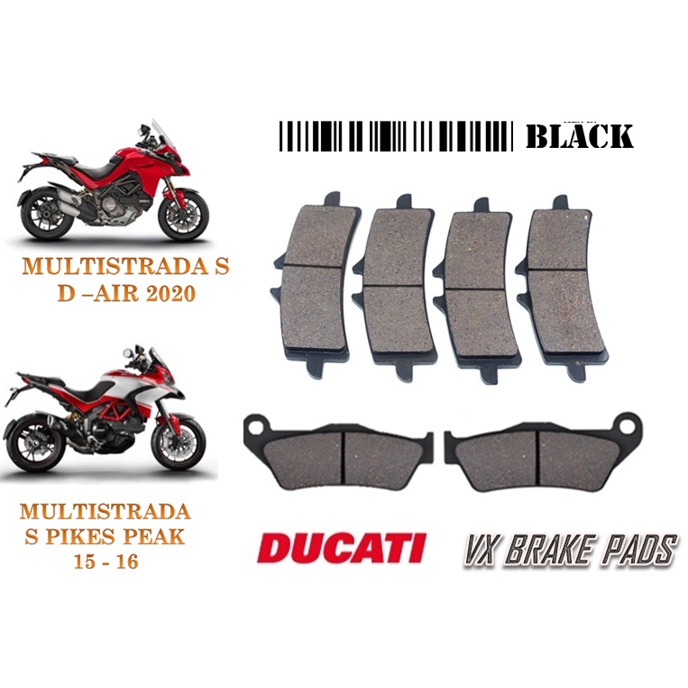 DUCATI DAYTONA VX BRAKE PADS MULTISTRADA 1200S 15-16 PIKES PEAK MULTISTRADA 1200S D-AIR 2020 คุณภาพด