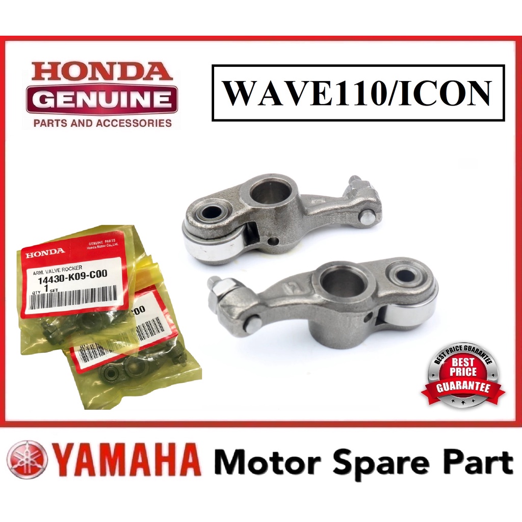 HONDA WAVE110 ICON ROKER ARM SET ASSY 0 INTAKE EXHAUST IN EX COMP WAVE-110 WAVE 110 W110 ICON110 ICO