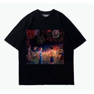 คอตต้อนคอกลมStranger Things 4 เสื้อยืดลําลอง ผ้าฝ้าย แขนสั้น ทรงหลวม ขนาดใหญ่ สําหรับผู้ชาย ไซซ์ S-5XL เสื้อยืดสตรี