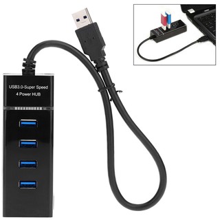 USB 4 พอร์ต 3.0 Hub 5Gbps ยูเอสบีความเร็วสูง สำหรับโน๊ตบุ๊ค