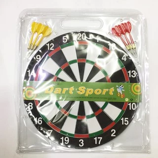 กระดานปาเป้า แบบหนา ปาได้ทั้ง 2 หน้า พร้อมลูกดอก Dartboard ขนาด 36.5 CM.