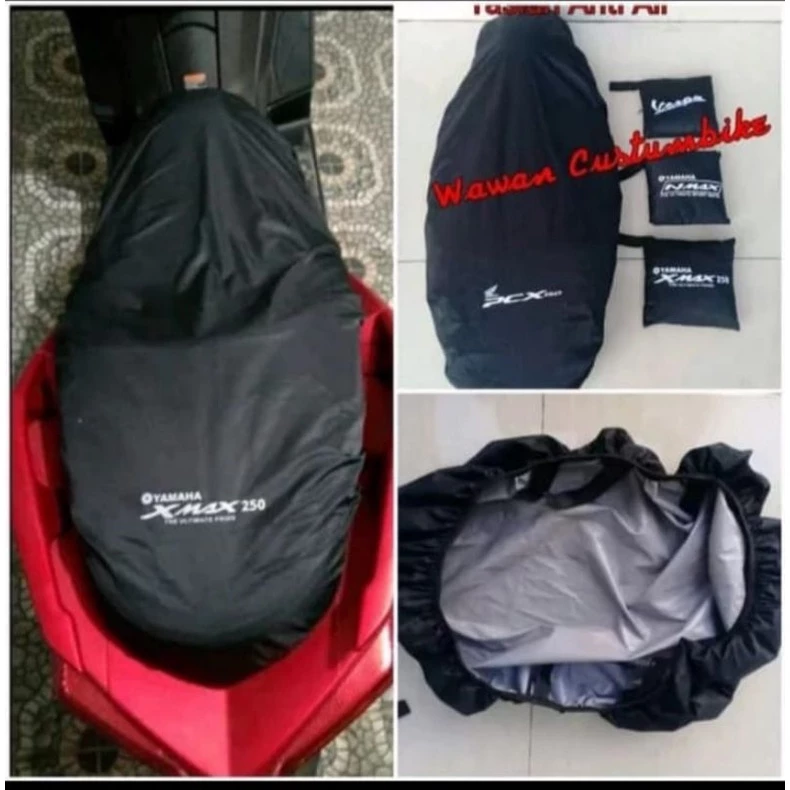 ผ้าคลุมเบาะมอเตอร์ไซค์ Xmax Nmax PCX Vespa และ Aerox ผ้าคลุมเบาะรถจักรยานยนต์กันน้ํา