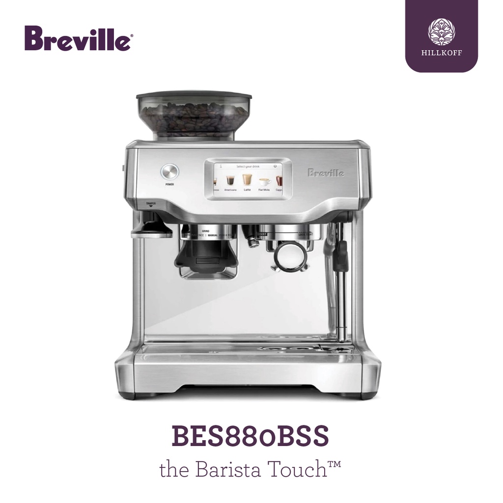 Hillkoff : Breville The Barista Touch Coffee Machine เครื่องชงกาแฟ BES880 เครื่องชงเอสเปรสโซ่