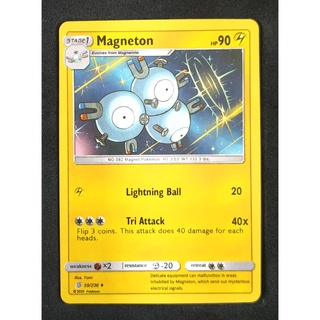 Magneton Stage 1 59/236 แรคอยล์ Pokemon Card (Normal) ภาษาอังกฤษ