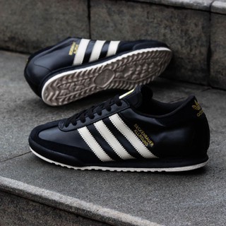 Adidas Beckenbauer รองเท้าผ้าใบสีดําสีทอง