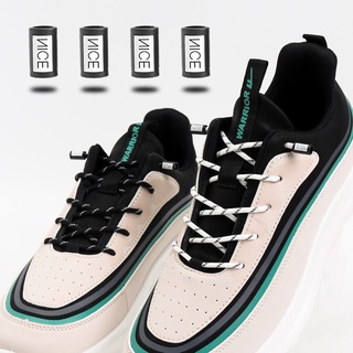 เชือกผูกรองเท้าผ้าใบ ทรงกลม แบบยืดหยุ่น 4 ชิ้น 1 คู่ สําหรับ…