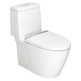 Sanitary ware 2-PIECE TOILET CL23075-6DACTCB 2.6/4LITRE WHITE sanitary ware toilet สุขภัณฑ์นั่งราบ สุขภัณฑ์ 2 ชิ้น CL230