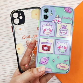 พร้อมส่ง!!Vivo Y20 Y31(2020) Realme Realme C12 Realme C17 เคสใสกากเพชร เคสกริตเตอร์ เคสขอบสี เคสแฟชั่น เคสสวย เคสมือถือ