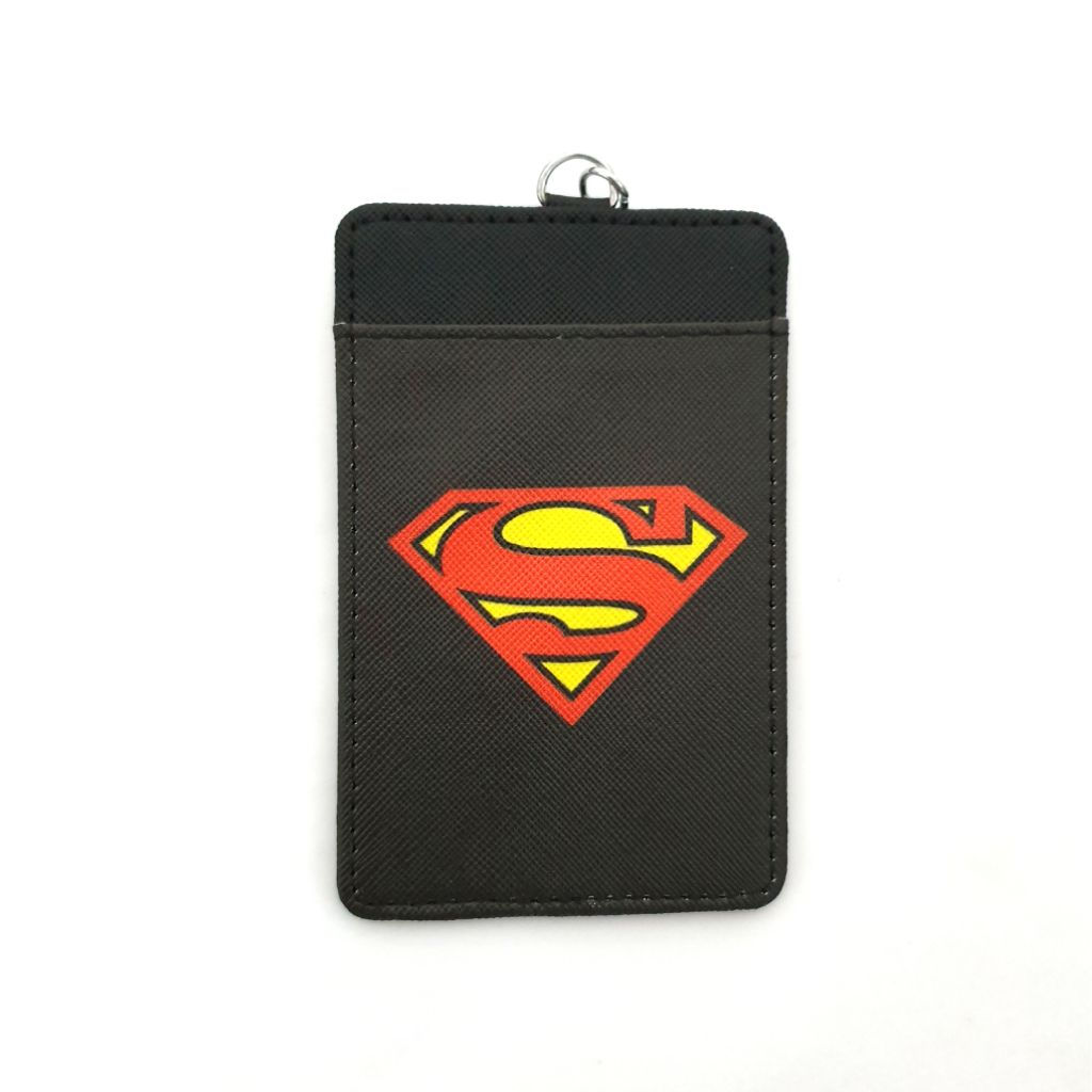 DC Comic Superman Logo Ezlink Card Holder พร้อมพวงกุญแจ