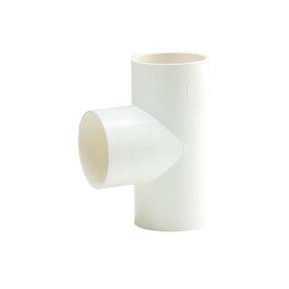 Joints PVC PIPE FITTING 3 WAY SCG 3/8 INCHES BS WHITE Conduit, accessories Electrical work ข้อต่อ ข้อต่อสามทาง PVC 3/8 น