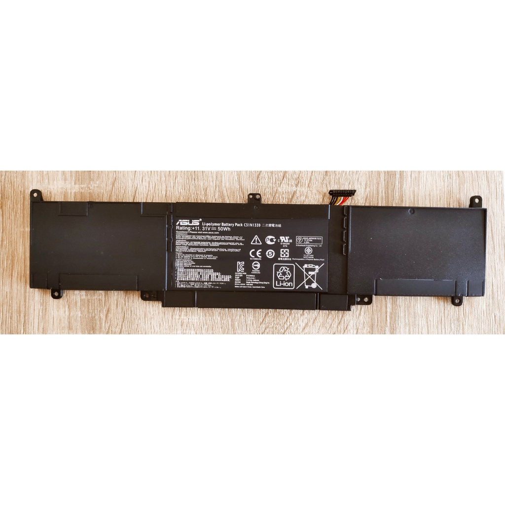 แบตเตอรี่แท้ แบตเตอรี่โน๊ตบุ๊ค For Asus C31N1339 ZenBook UX303 UX303L UX303L UX303LN UX303U Series