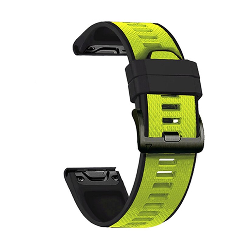 Garmin Approach S62 S60 MARQ Driver Expeditio Strap Double Color Rubber Quick Buckle Wristband s67J