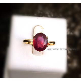 แหวนทับทิมธรรมชาติแท้ (Natural Ruby )