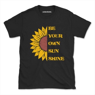 เสื้อยืด แบบนิ่ม พิมพ์ลาย Be Your Own Sunshine แฟชั่นฤดูร้อน สําหรับผู้ชาย