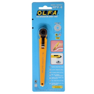 OLFA โอฟ่า รุ่น RTY-4 โรตารี่คัตเตอร์ตัดผ้าหนังกระดาษขนาด18มม.