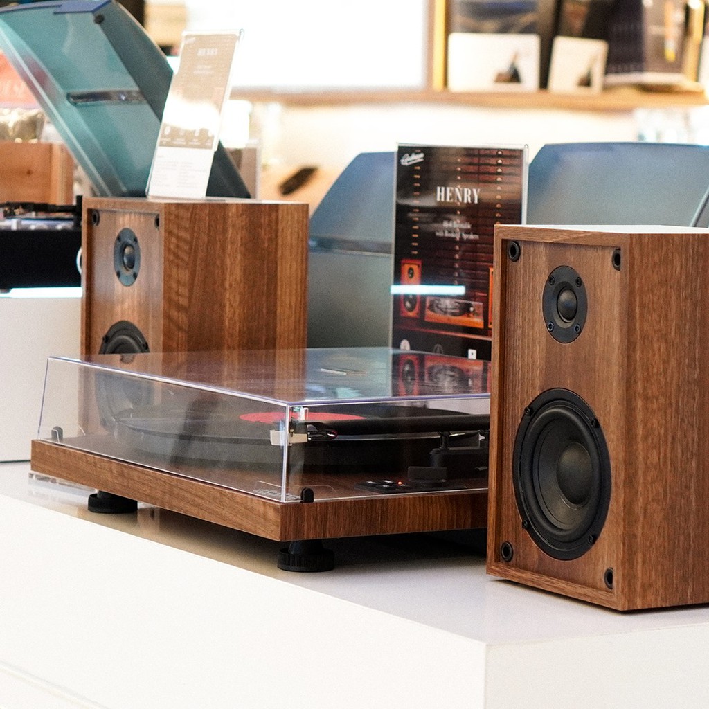 เครื่องเล่นแผ่นเสียง Gadhouse HENRY Hi-fi Turntable พร้อมลำโพง มือหนึ่ง รับประกันศูนย์ 1ปี