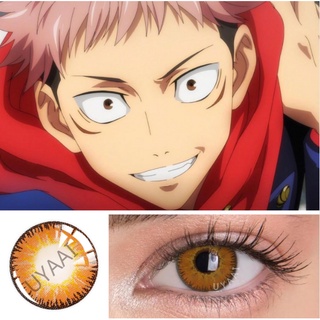 Uyaai คอนแทคเลนส์คอสเพลย์อนิเมะ Jujutsu Kaisen Itadori Yuji 2 คู่