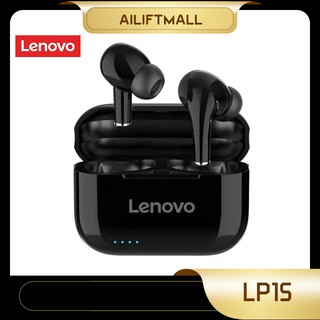 Lenovo LP1S TWS หูฟังบลูทูธ กีฬาชุดหูฟังไร้สายหูฟังสเตอริโอไฮไฟเพลงพร้อมไมโครโฟน LP1 S สำหรับสมาร์ทโฟน Android / IOS