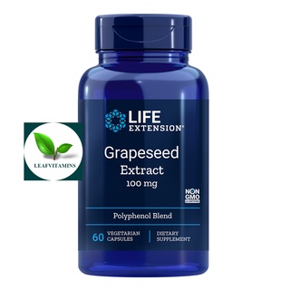 Life Extension Grapeseed Extract (+ Vitamin C + Trans-Resveratrol ) / 60 Vegetarian Capsules