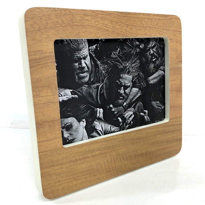 5x7" SONS OF ANARCHY JAX TELLER Tv Show SOA ไม้แท้ HIGH QUALITY กรอบรูป บุตรชายของอนาธิปไตย Photo Fr