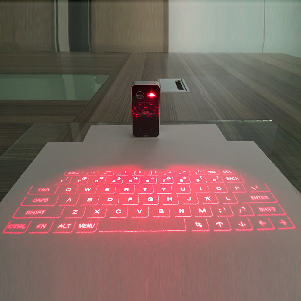 Portable Bluetooth-compatible Laser keyboard Wireless Virtual Projection keyboard for Android Smart Phone Tablet PC Not #8