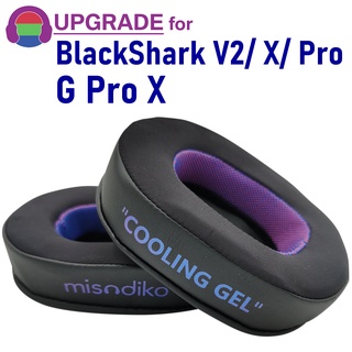 Misodiko แผ่นครอบหูฟังสําหรับ Logitech G Pro X, Razer Blackshark V2