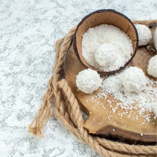 มะพร้าวอบแห้ง(เกล็ด) ขนาด 1,000 กรัม Desiccated Coconut 1,000 g.