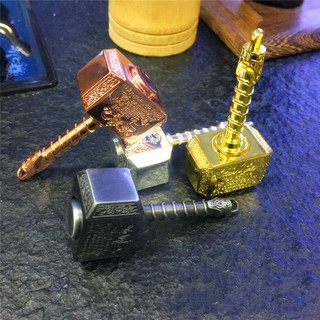 พวงกุญแจโลหะ รูป Thors Battle Hammer Fidget ของเล่นบรรเทาความเครียด สําหรับสํานักงาน โรงเรียน