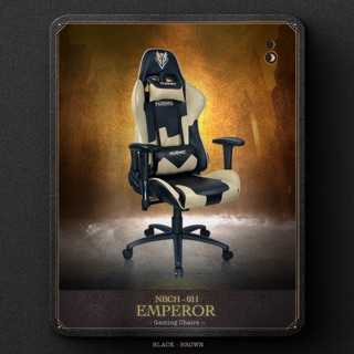 ✳️พร้อมส่ง…GAMING CHAIR NUBWO NBCH-011 EMPEROR สีน้ำตาล/ดำ #เก้าอี้เกมมิ่ง #เก้าอี้เล่นเกมส์ #น้ำตาล/ดำ