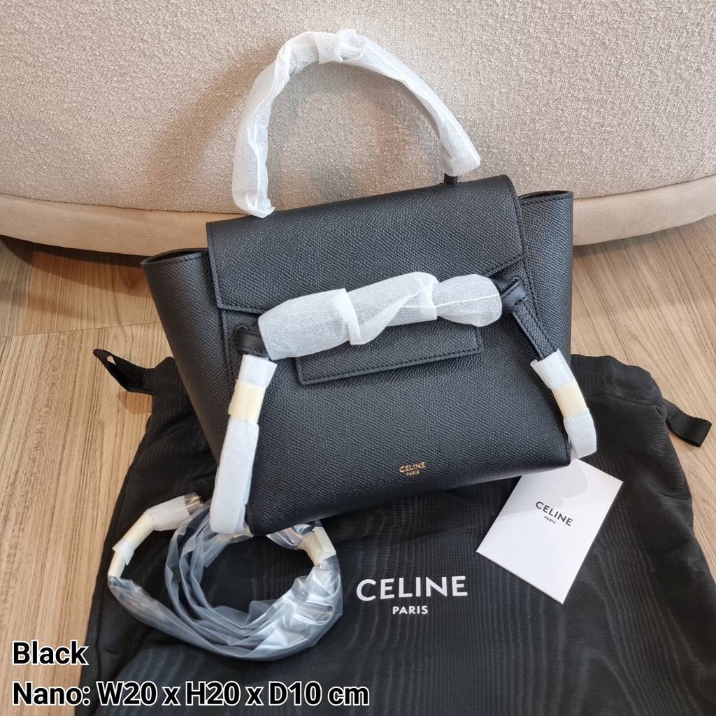 Celine Nano Belt Black