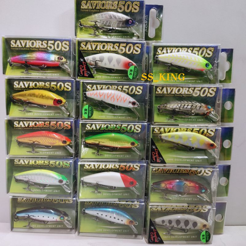 Senses Saviours 50s เหยื่อตกปลาจม 50 มม. 6.5g