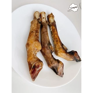 ขัดฟันสุนัข ขาแพะอบ ของแทะเล่นน้องหมา ขนมหมา ของกินเล่น umm ( 1ขา )