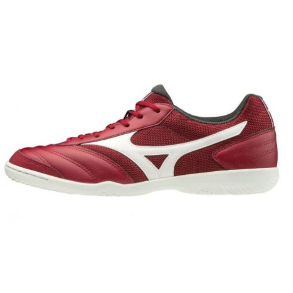 MRL SALA Club IN รองเท้าฟุตซอล [Futsal Shoes] ยี่ห้อ Mizuno (มิซูโน) สีแดง/ขาว รหัส Q1GA200301 ราคา 2,250 บาท