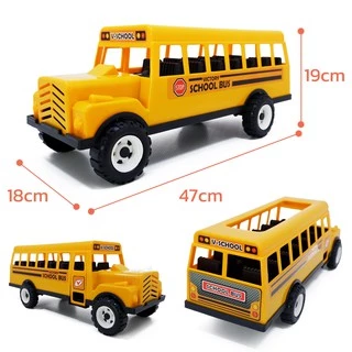🚚METOYS รถโรงเรียน ยาว47cm รถบัส คันใหญ่ รถนักเรียน รถเมล์ รถของเล่น มีของเล่น 9728A