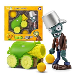 พืชปะทะซอมบี้ Plants vs Zombies ของเล่นสะสมยอดฮิต Cob Cannon &amp; Conehead Zombie ของเล่นยิงกระสุน ของเล่นยิงผี โมเดลสะสม