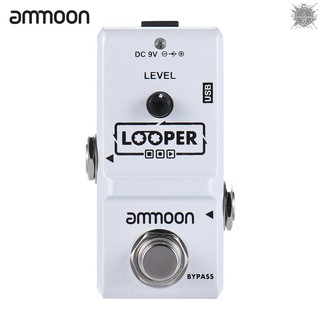 Ammoon Ap - 09 Nano Series อุปกรณ์เสริมทรูบายพาสสําหรับกีตาร์ไฟฟ้าเครื่องดนตรี Overdubs 10นาที